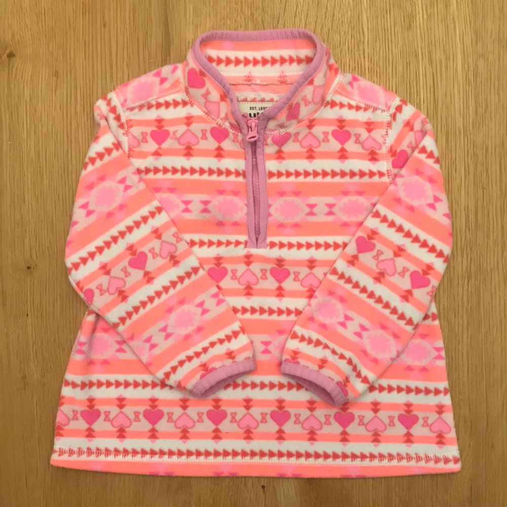 Oshkosh girls quarter zip pullover
